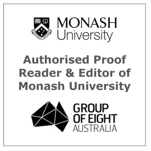 Preferred Proof Reader & Editor Monash University V3.30012017